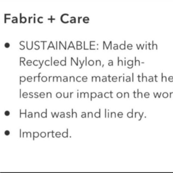 Athleta Womens Twist Up Tankini Top Swim Tank UPF 50+ Blue 32 D/DD - Picture 12 of 13